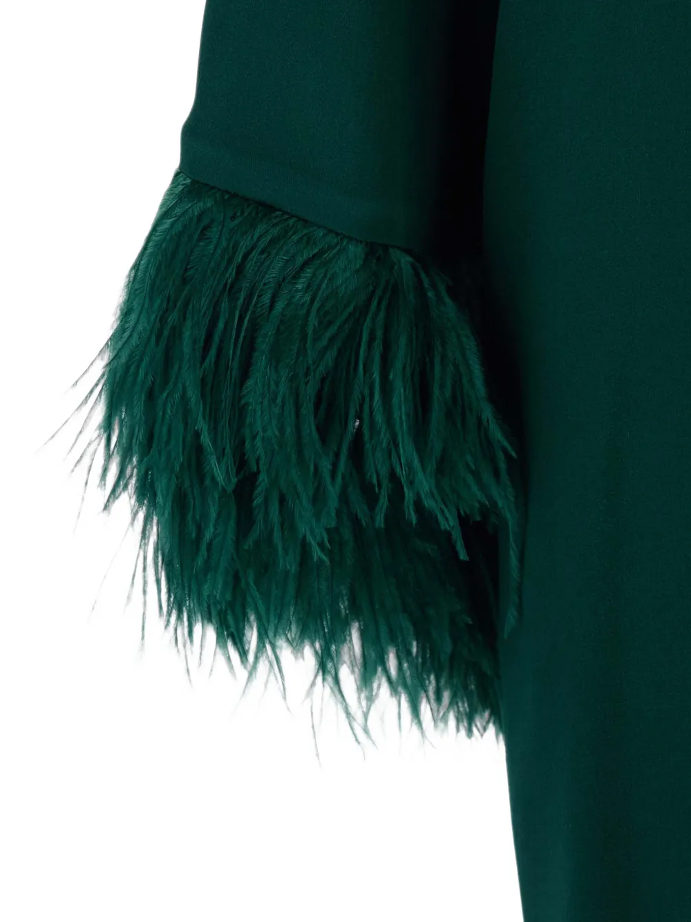 Antonelli Violetta jurk met lange mouwen Groen