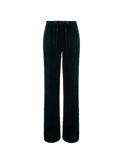 Antonelli Fazio velvet wide-leg trousers