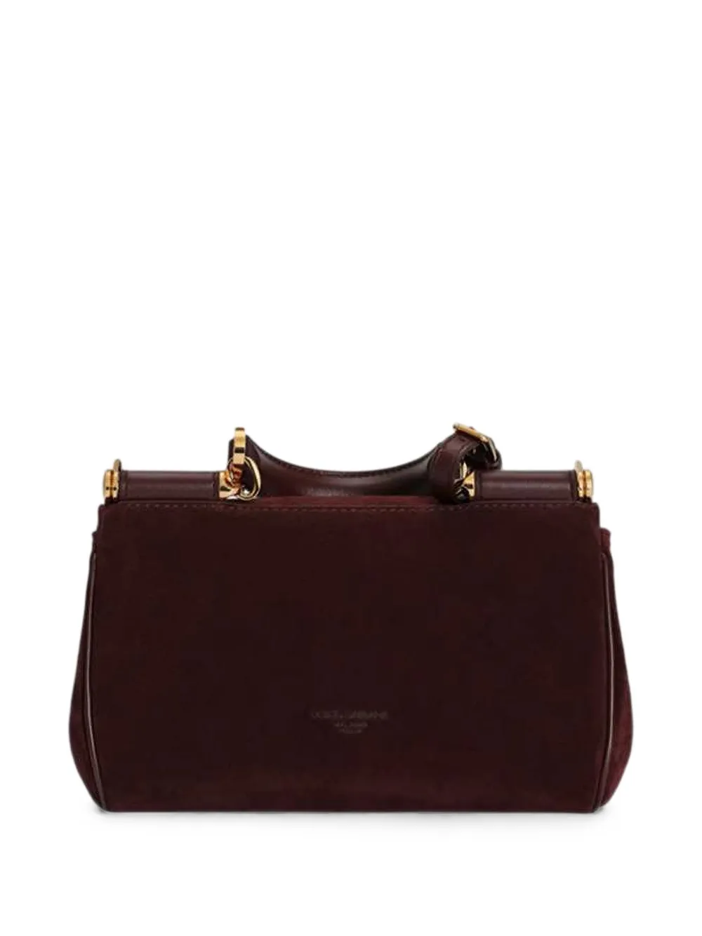 Dolce & Gabbana My Sicily leren mini-handtas met split Rood