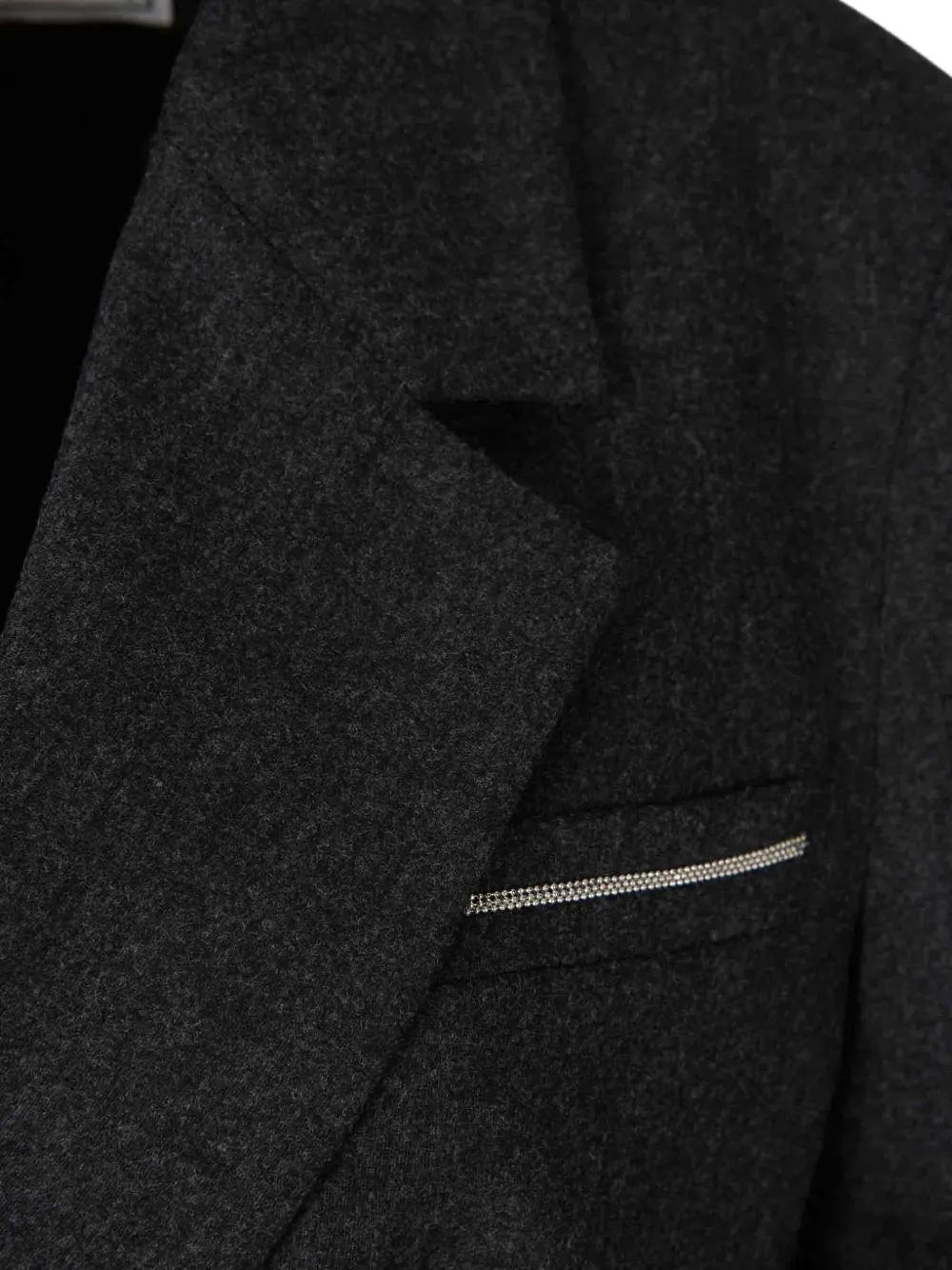 Peserico Blazer met gekerfde revers en ceintuur Grijs