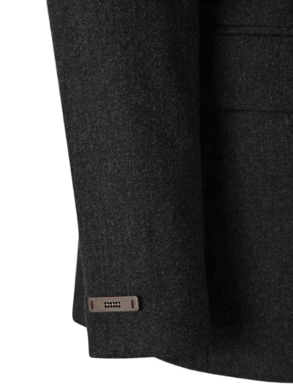 Peserico Blazer met gekerfde revers en ceintuur Grijs