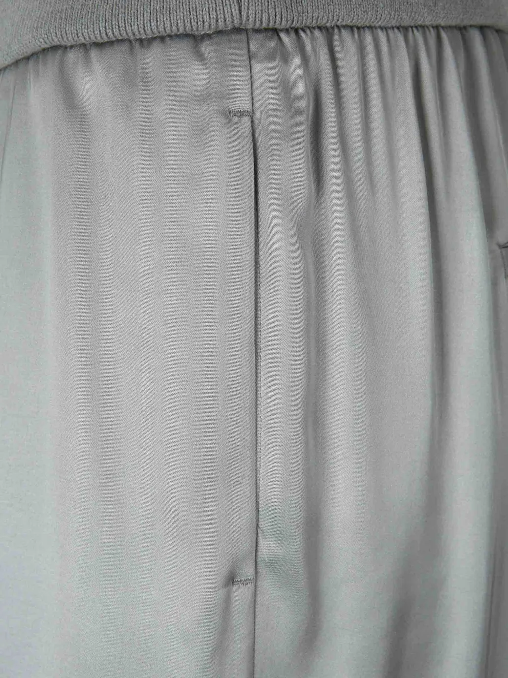 Peserico Broek met trekkoordtaille en wijde pijpen Grijs