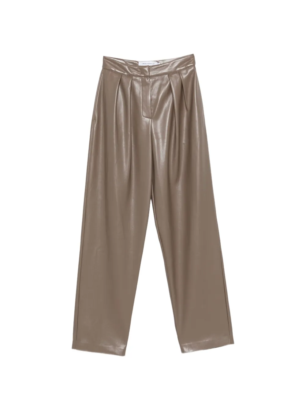 SIMONA CORSELLINI Simona pleated trousers - Marrone