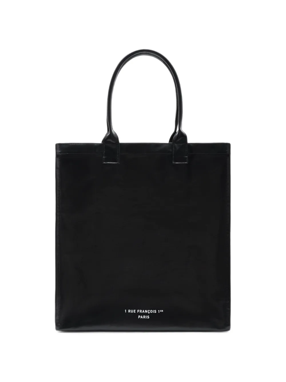 ANINE BING Leonie gecoate canvas shopper Zwart
