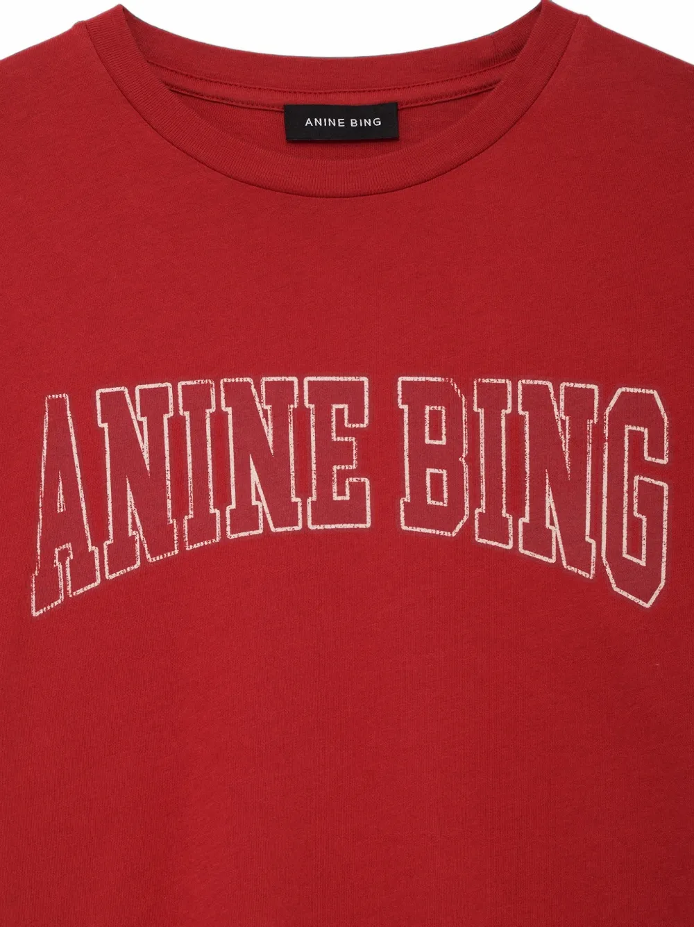 ANINE BING Shelley T-shirt Rood