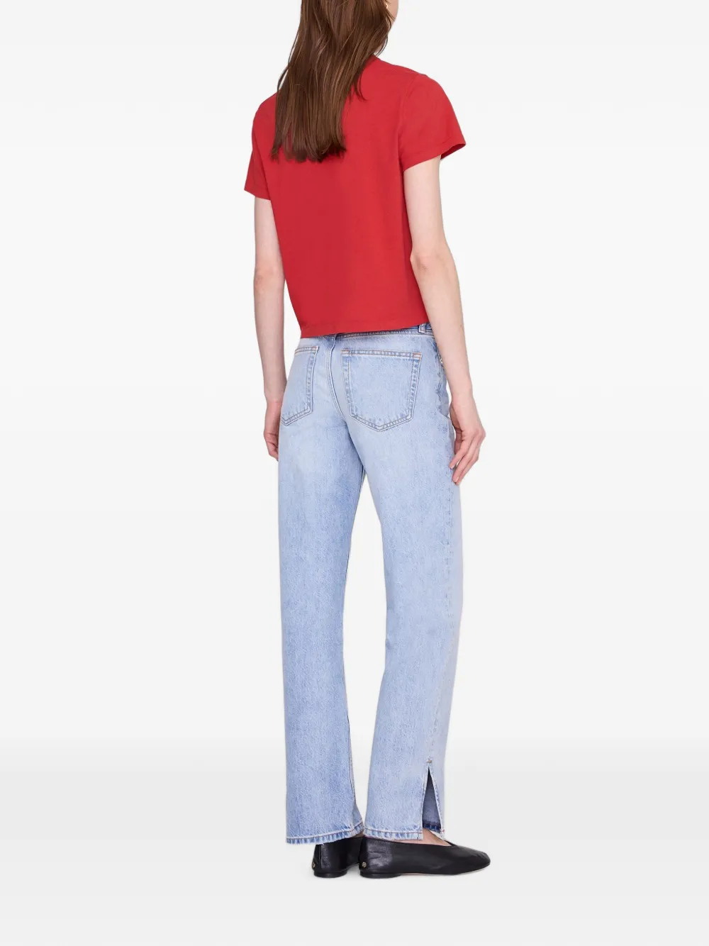 ANINE BING Shelley T-shirt Rood
