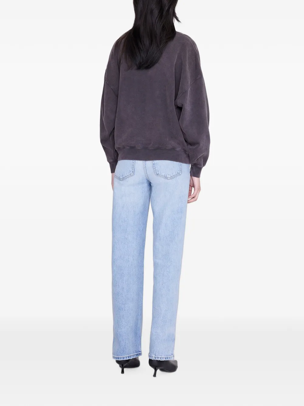 ANINE BING Miles Bing sweater met tijger Grijs