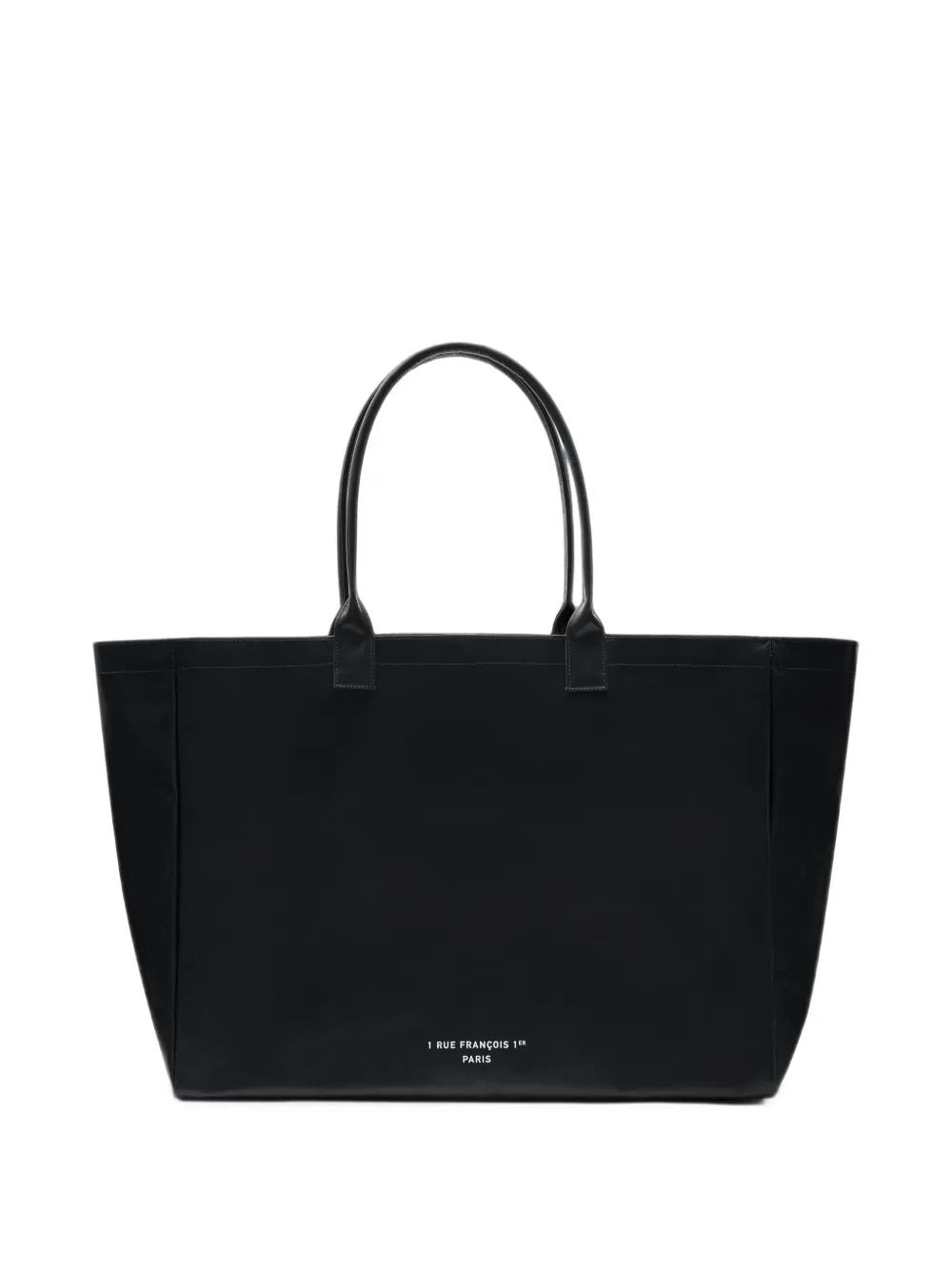 ANINE BING Leo gecoate canvas shopper Zwart