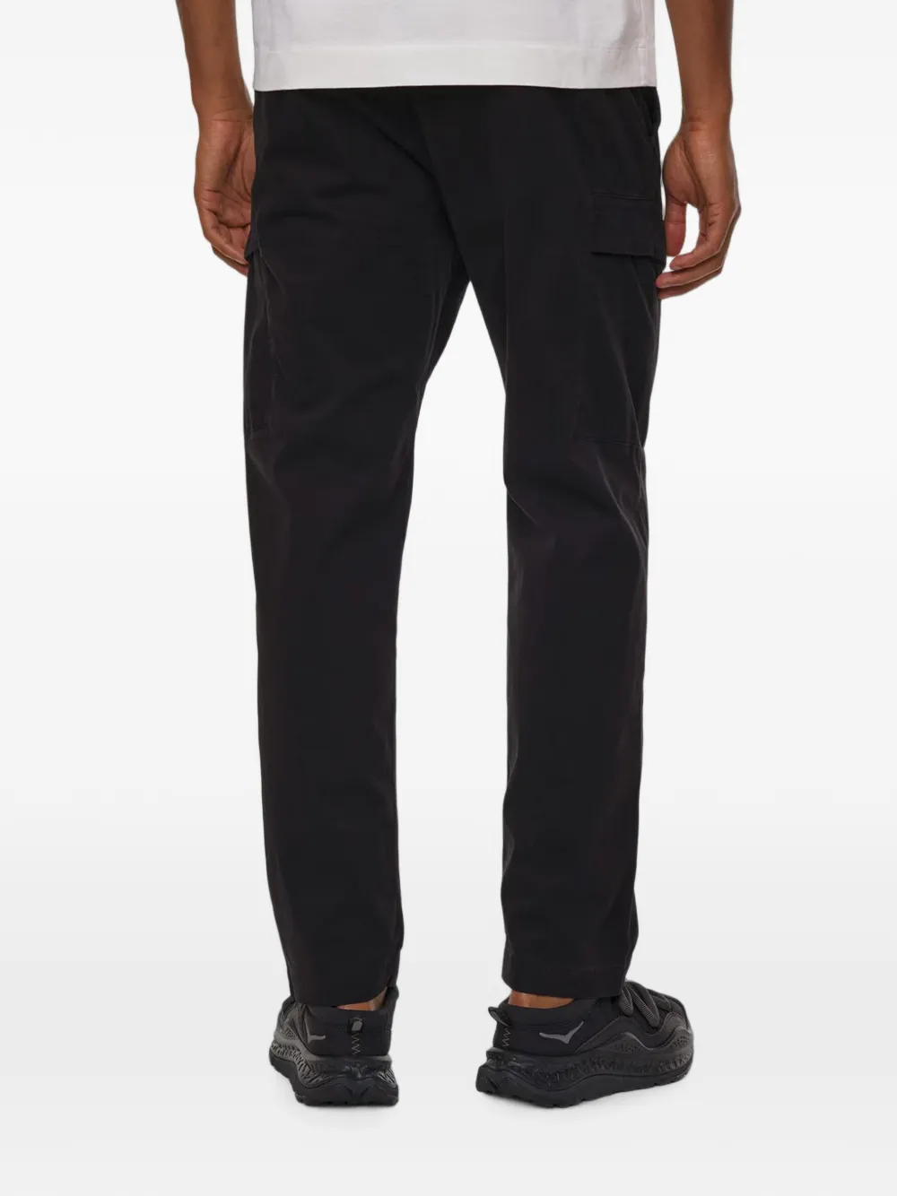 C.P. Company Cargo broek met stretch-effect Zwart
