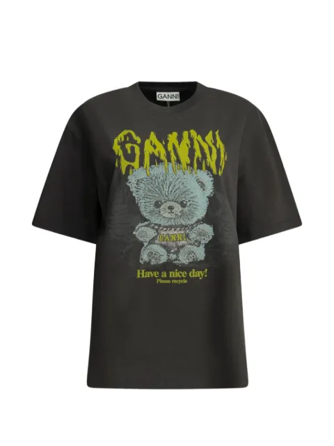 GANNI camiseta Forest Teddy