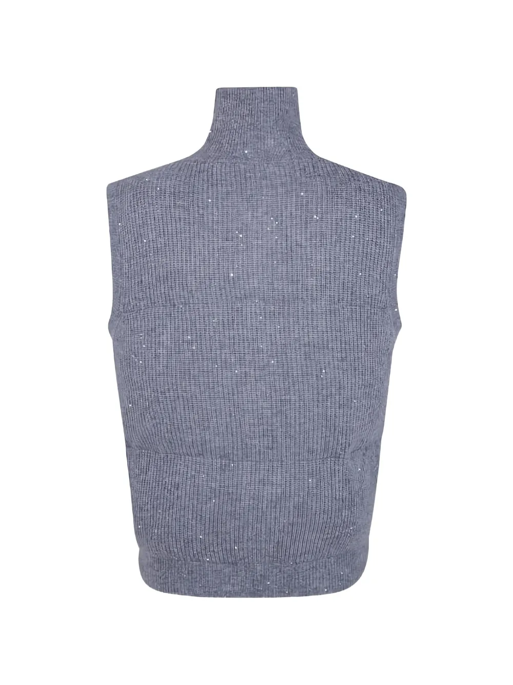 Seventy sequin-embellished ribbed sweater Grijs