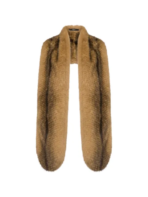 Seventy faux-fur stole scarf