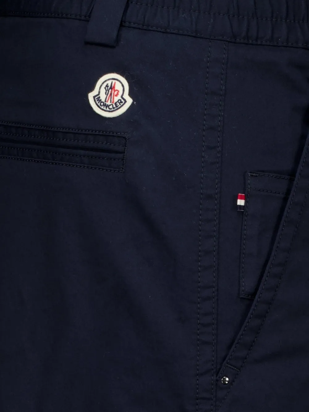 Moncler Katoenen pantalon Blauw