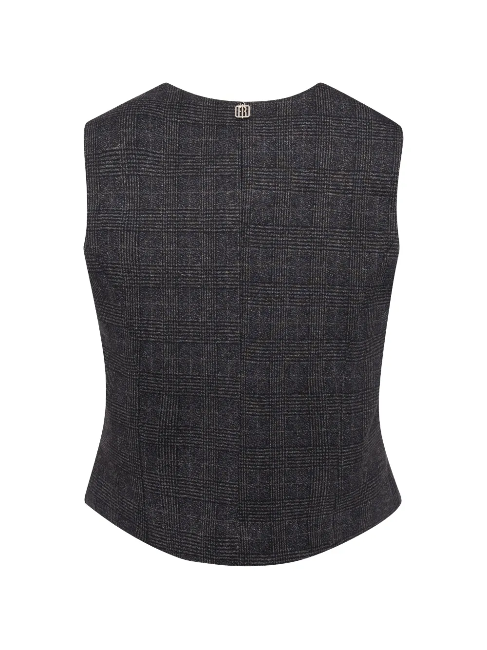 FRACOMINA Prince of Wales gilet met geruit patroon Grijs