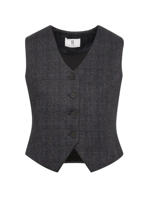 FRACOMINA Prince of Wales check-pattern waistcoat