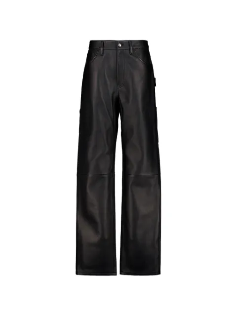 Altuzarra Mills straight-leg leather trousers