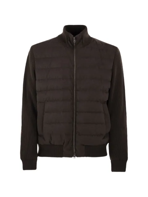 Herno quilted-knit padded jacket