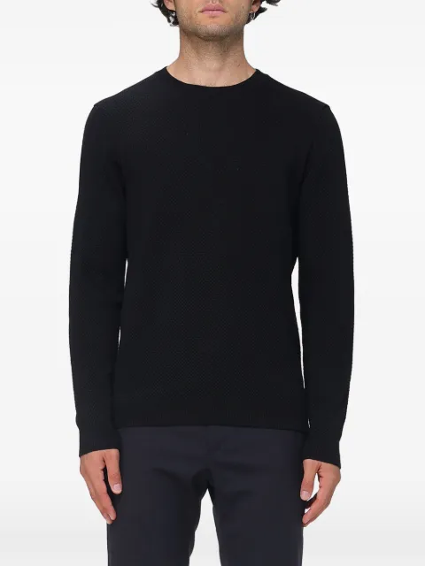 Zanone waffle-knit virgin wool sweater