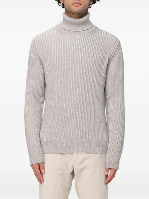 Zanone ribbed-knit roll-neck sweater