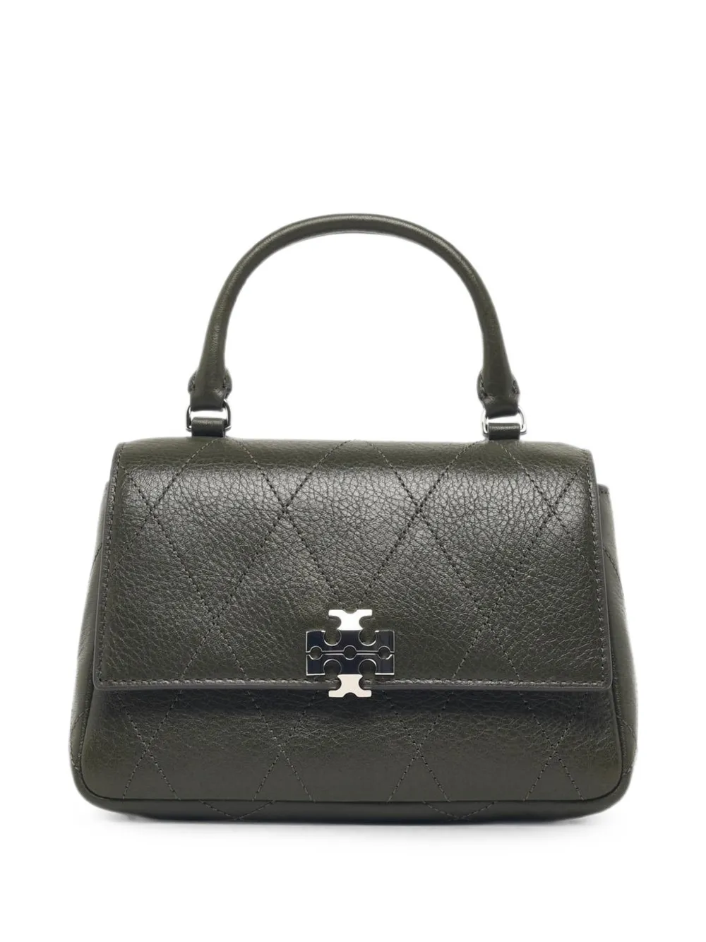 Tory Burch Mini Charlie Umhängetasche mit Steppung - Grün