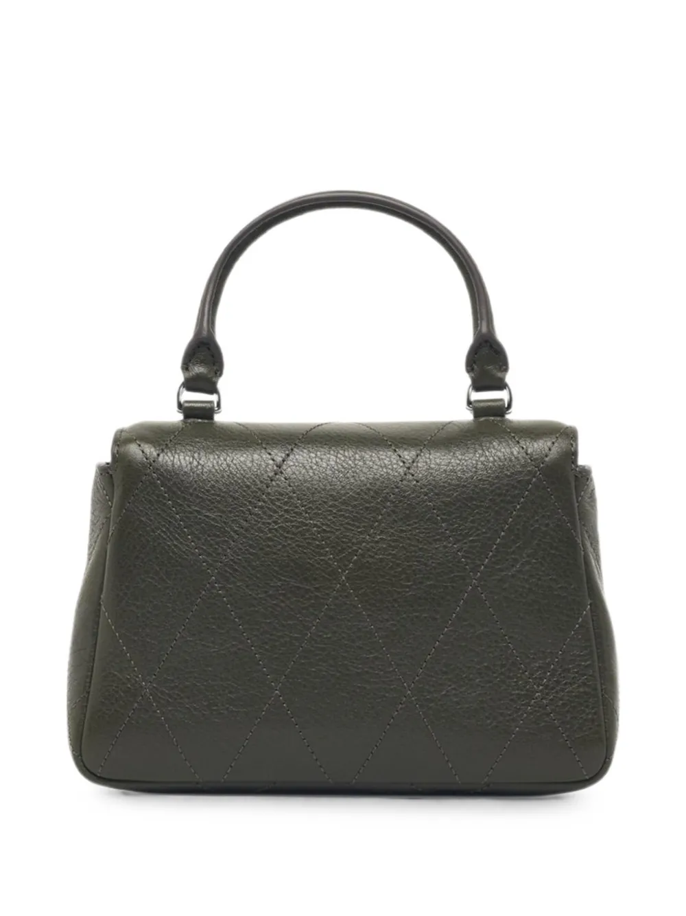 Tory Burch Charlie gewatteerde mini-crossbodytas met handvat Groen