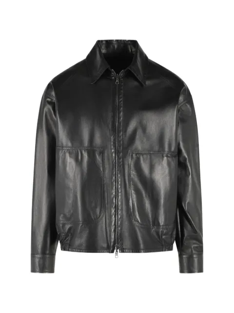 Salvatore Santoro zip-up leather jacket
