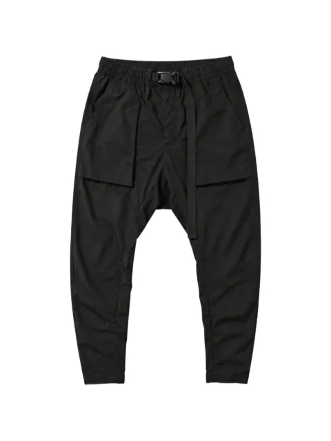 Thom Krom buckle-fastening drop-crotch trousers