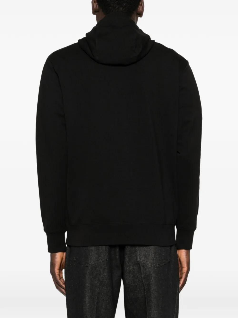 C.P. Company Metropolis Series hoodie met logopatch Zwart
