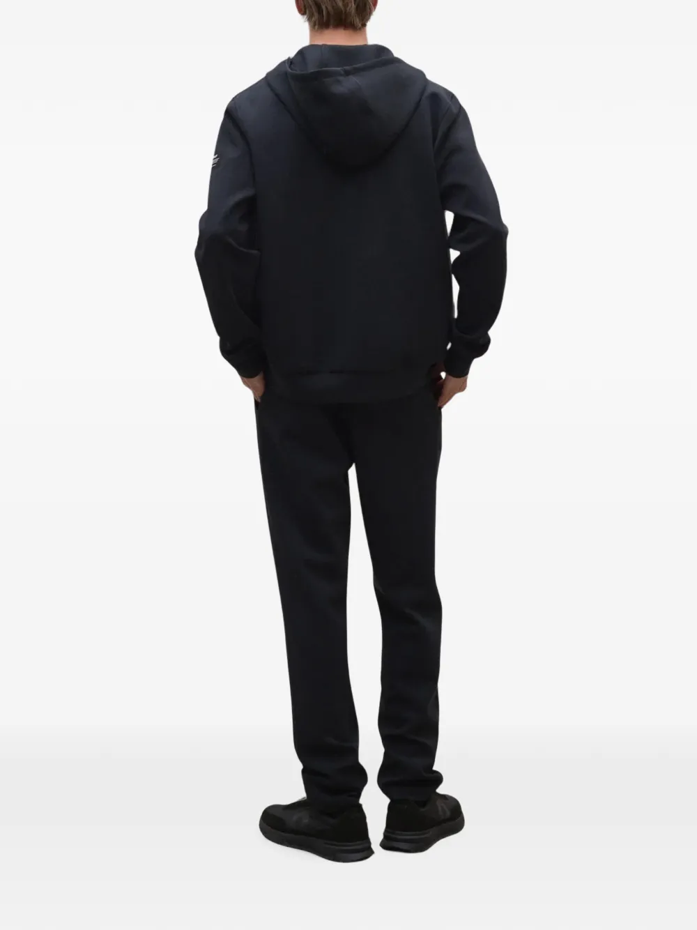 Ecoalf Agadir hoodie met rits Zwart