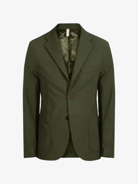 PMDS single-breasted notch-lapel blazer