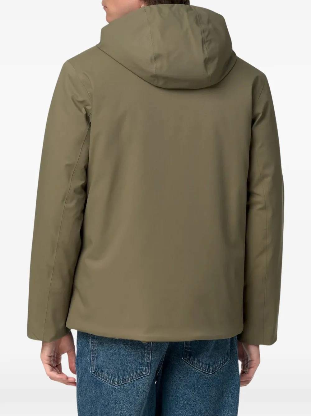 K-Way Jacko jack met logo-patch en capuchon Groen
