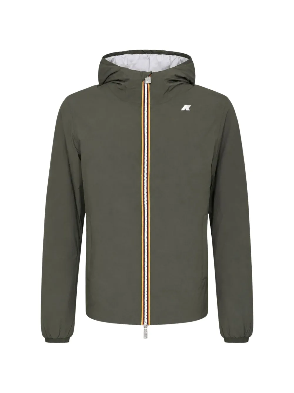 K-Way Wendbare Kapuzenjacke - Grün