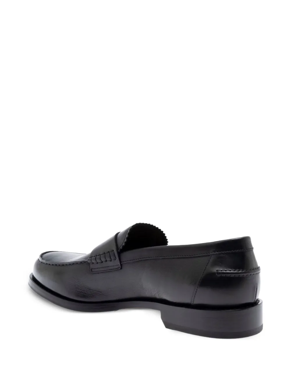 Doucal's leather loafers Zwart