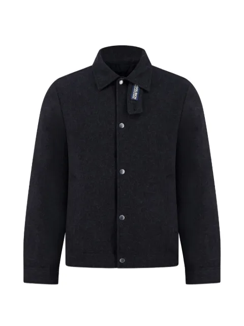 Woolrich logo-tag press-stud jacket