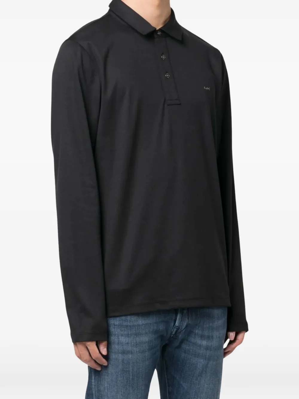 Michael Kors Poloshirt met lange mouwen Zwart