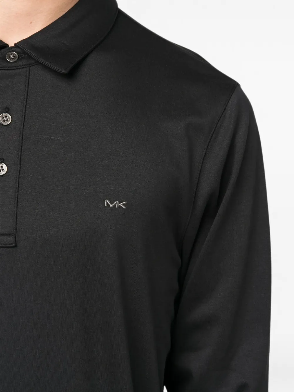 Michael Kors Poloshirt met lange mouwen Zwart