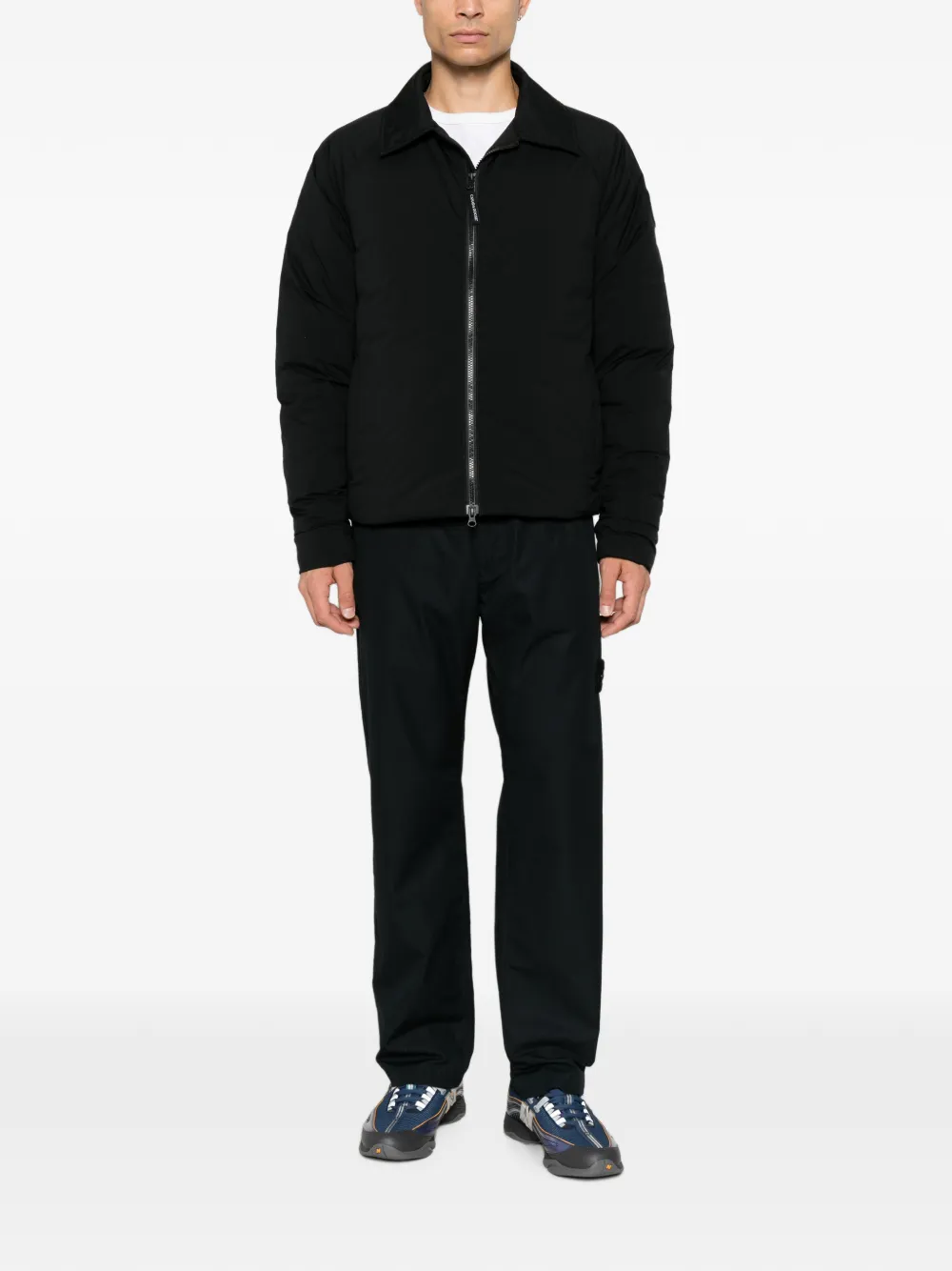 Canada Goose Jas met rits en logo-patch Zwart