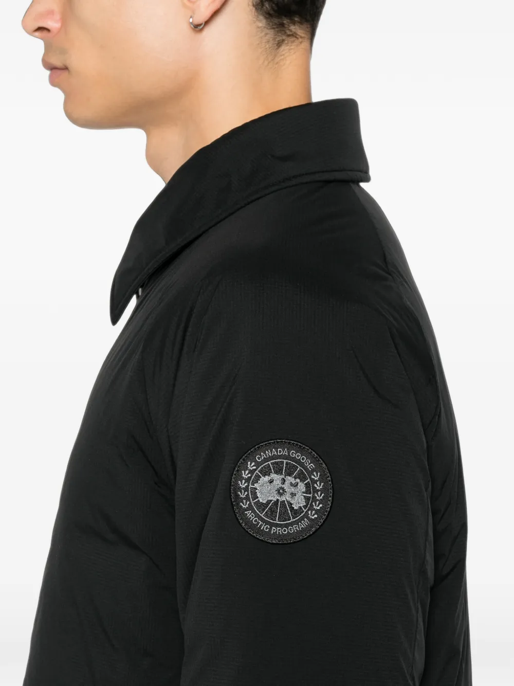 Canada Goose Jas met rits en logo-patch Zwart