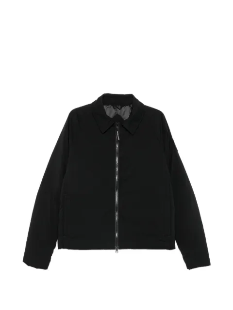 Canada Goose logo-patch zip-up coat