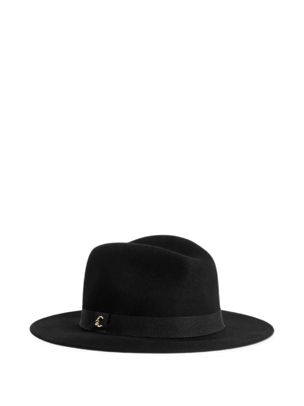 Coccinelle Fedora hoed met afwerking Zwart