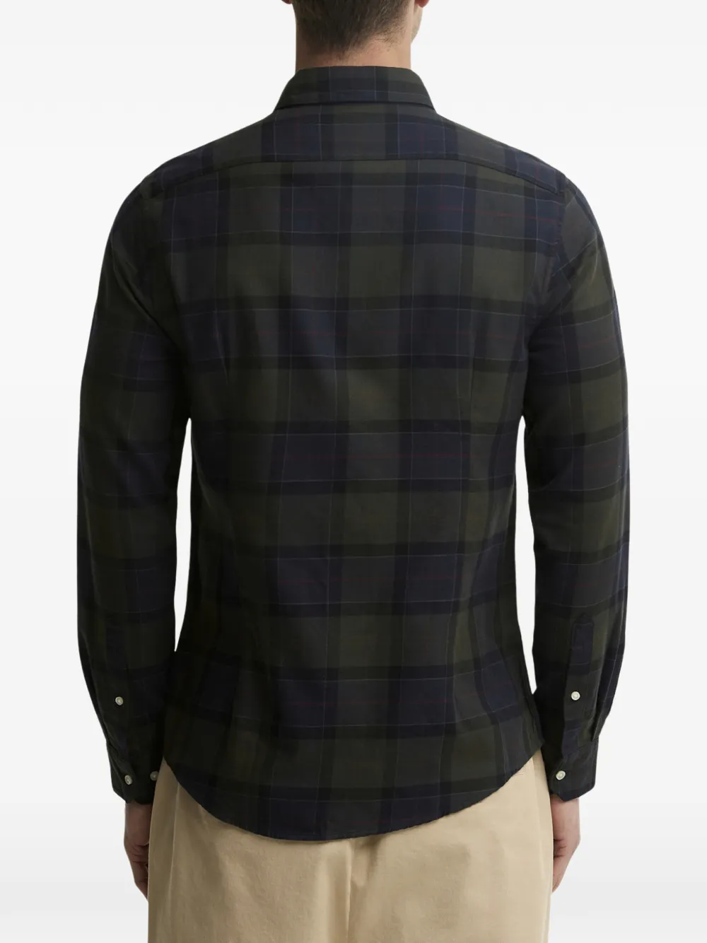 Barbour Button-down overhemd met tartan-patroon Groen