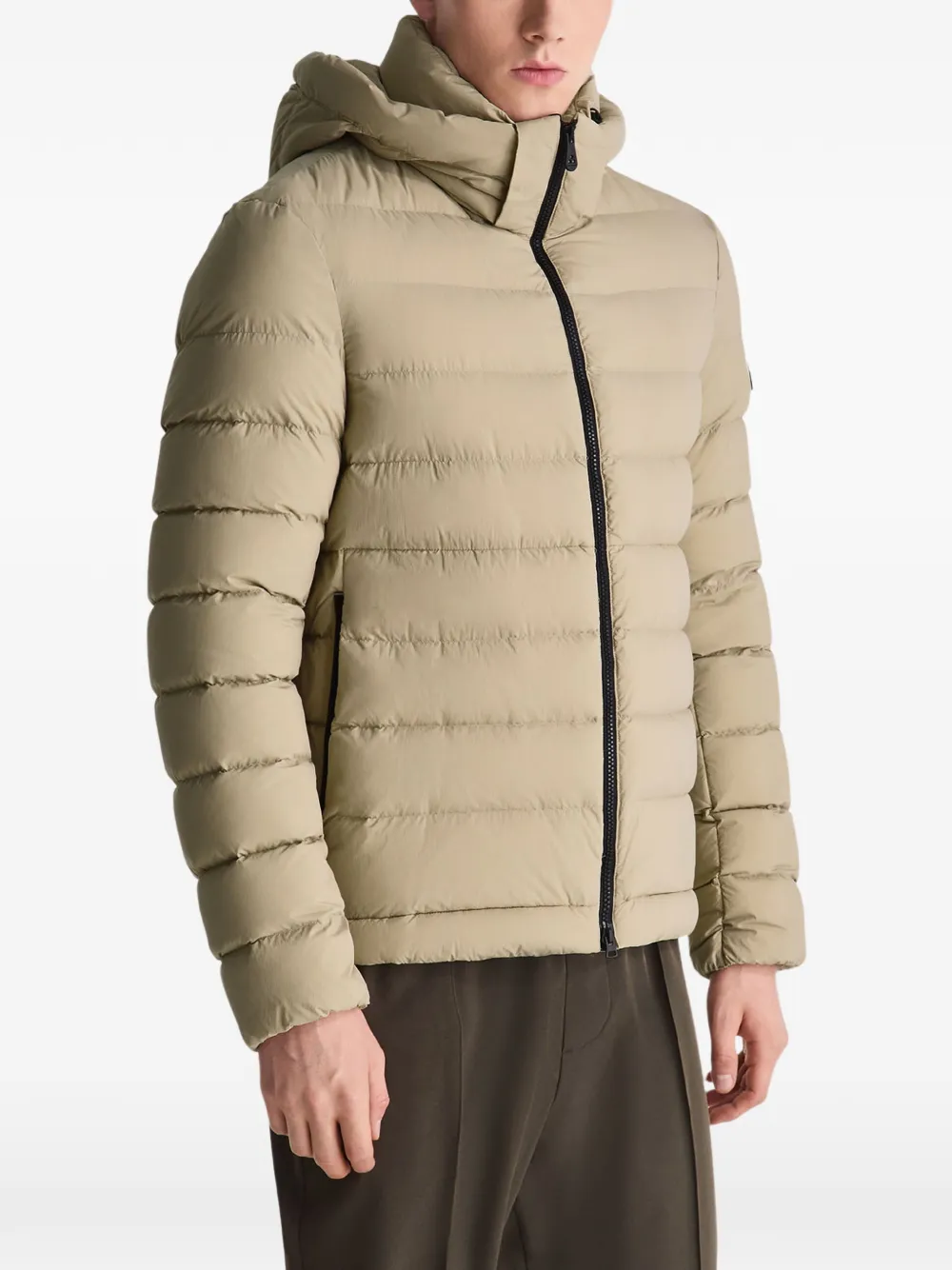 Peuterey Boggs gewatteerd donsjack met capuchon Beige