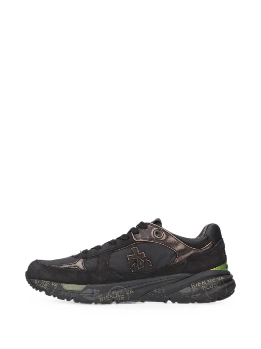 Premiata Sneakers met logopatch Zwart