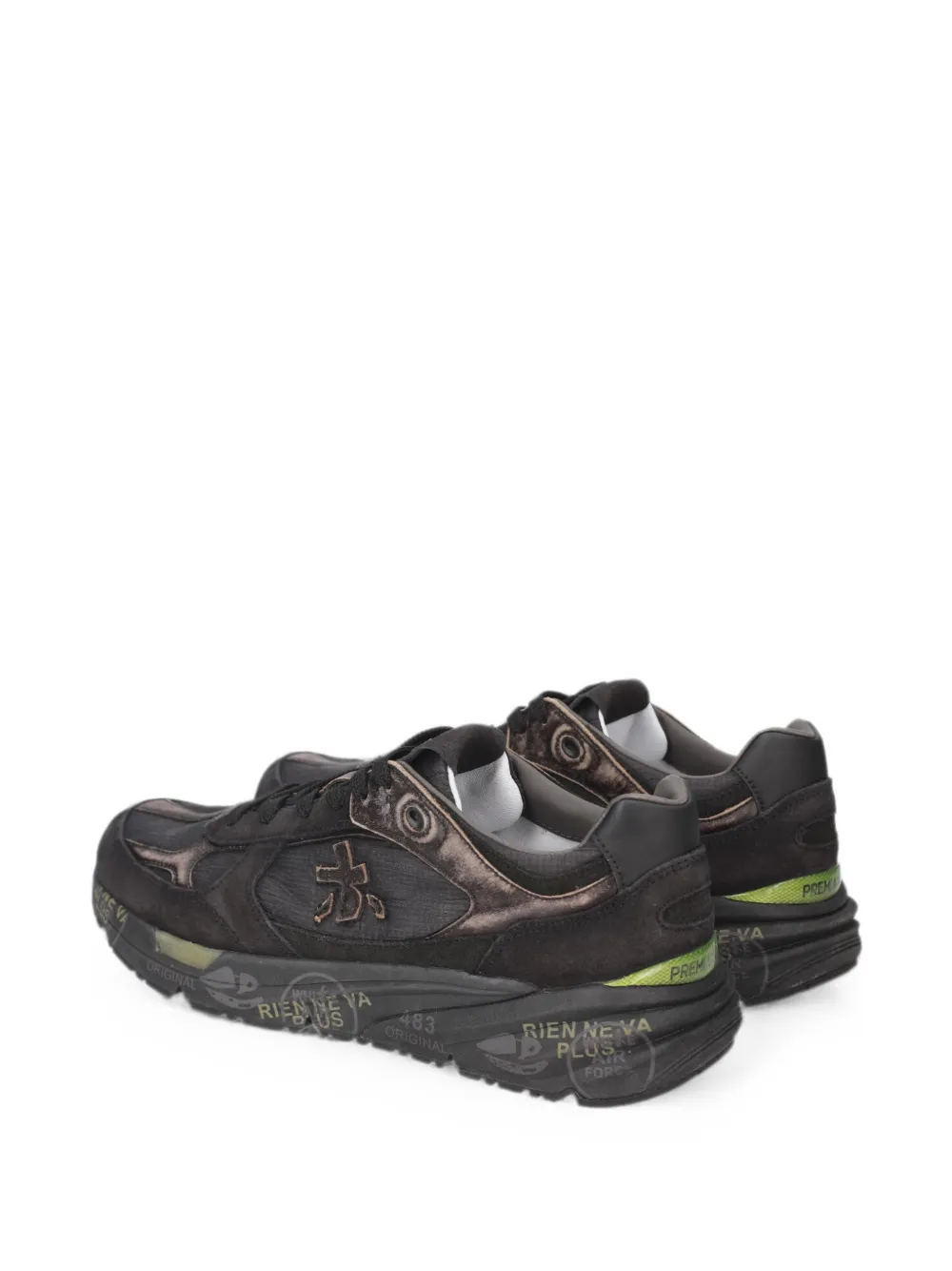Premiata Sneakers met logopatch Zwart