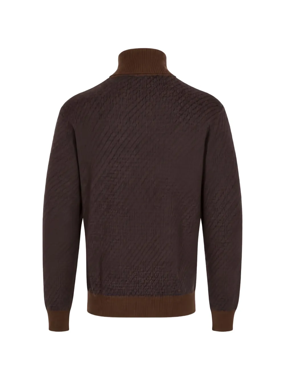 Manuel Ritz Coltrui met geometrisch patroon Bruin