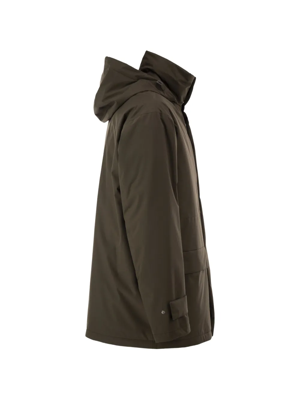Herno Parka met verborgen sluiting en capuchon Bruin