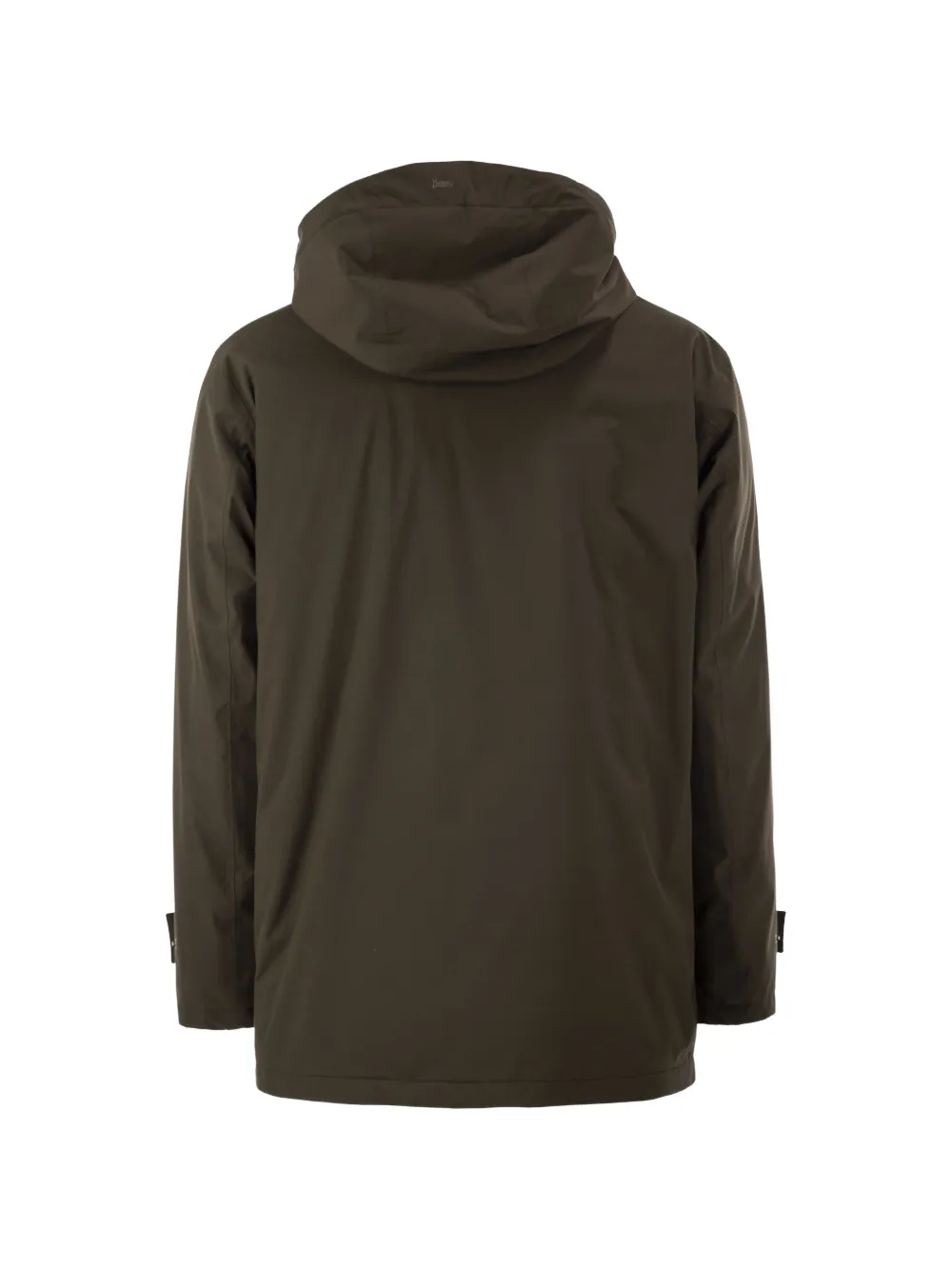 Herno Parka met verborgen sluiting en capuchon Bruin
