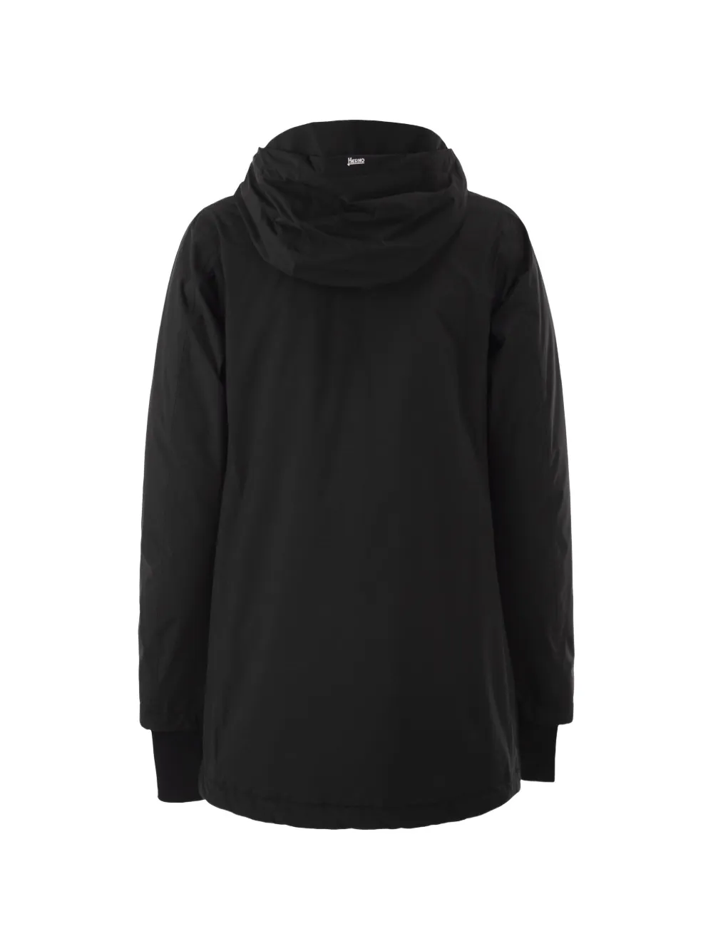 Herno A-vormige parka met capuchon Zwart