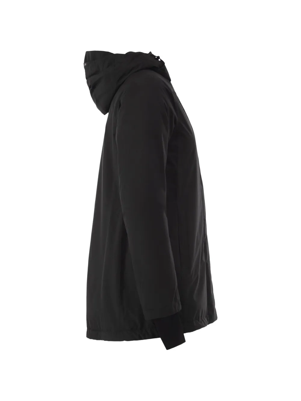 Herno A-vormige parka met capuchon Zwart