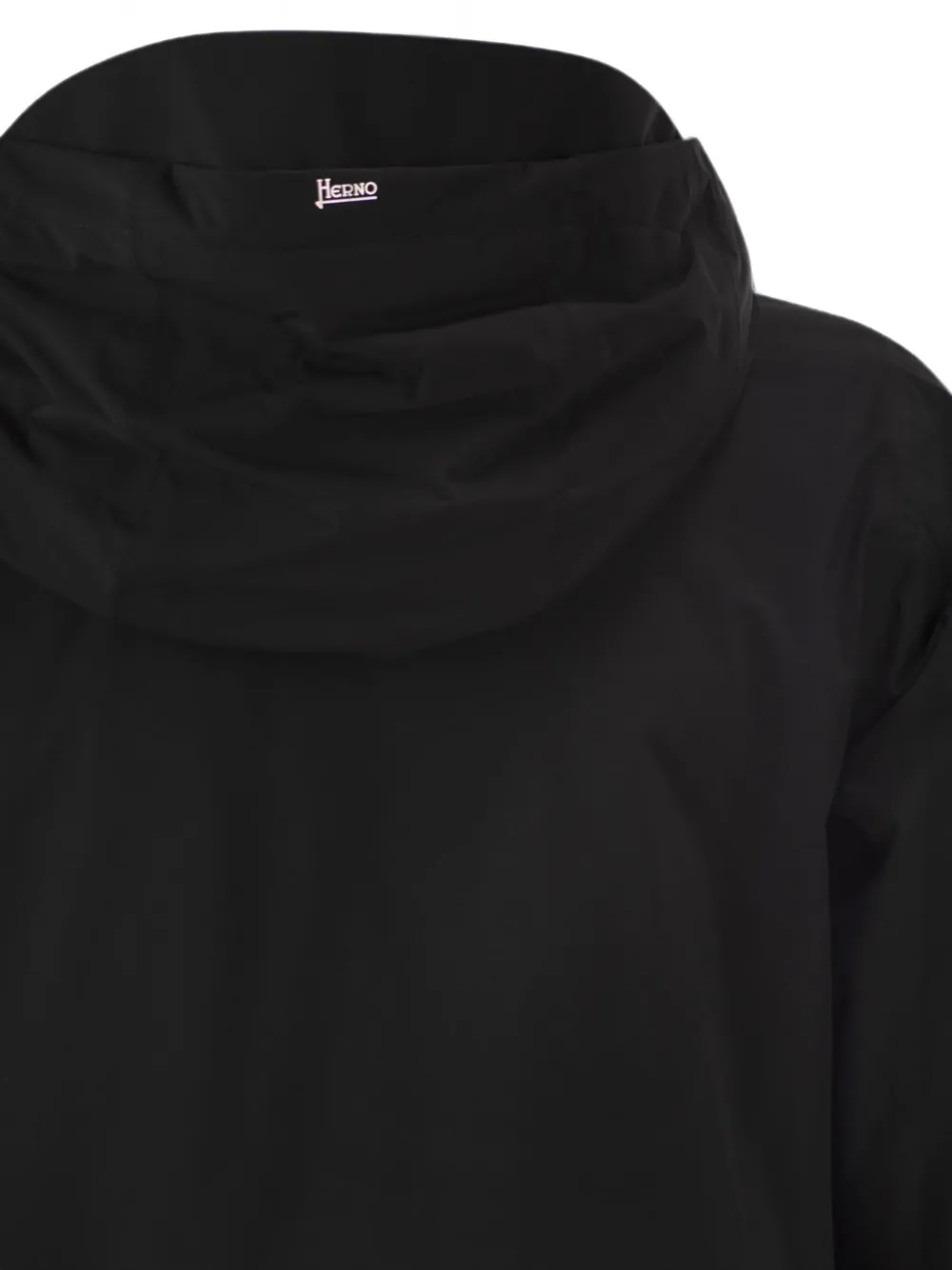 Herno A-vormige parka met capuchon Zwart